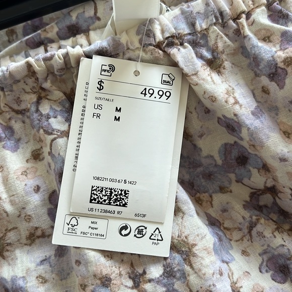 HM FLORAL MAXI SKIRT NWT - Picture 8 of 8